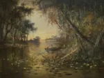 Charles Christian Eisele : Evening on the Suwannee River, 1885