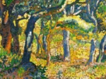 Henri-Edmond Cross : Une clairière en Provence