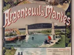 Affiche Chemins de Fer : Argenteuil-Mantes, 1893