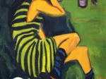 Ernst Ludwig Kirchner : Artistin - Marcella, 1910