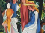 August Macke : Quatre Filles, 1912-1913
