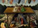 Botticelli Sandro : La Nativité Mystique, 1500-1501