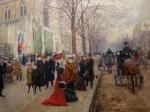 Jean Béraud : Après l'office à l'Eglise de la Sainte-Trinité, 1900