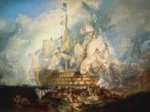J. M. W. Turner : La bataille de Trafalgar, 1822