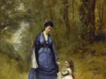 Jean-Baptiste-Camille Corot : Madame Stumpf et sa fille, 1872