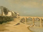 Jean-Baptiste-Camille Corot: Bridge on the Saône River at Mâcon, 1834