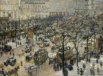 Camille Pissarro : Boulevard des Italiens Soleil du Matin, 1897