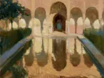 Joaquin Sorolla y Bastida : Hall des Ambassadeurs, Alhambra, Grenade, 1909