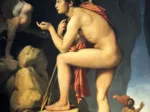 Jean-Auguste-Dominique Ingres : Oedipe explique l'énigme du sphinx, 1808