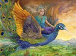 Josephine Wall - Peacock Princess