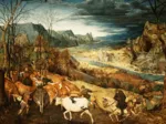 Brueghel Pieter - La Rentrée des Troupeaux, 1565
