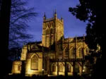 Great Malvern Priory by Night