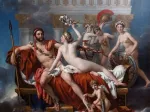 Jacques-Louis David: Mars désarmé par Vénus, 1824