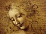 Léonard de Vinci : Visage de Giovane Fanciulla, 1508