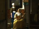 Vermeer Johannes : La lettre d'amour, 1669-1670