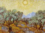 Vincent Van Gogh - Les Oliviers, 1889