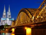 Cathédrale et Pont Hohenzollern de Cologne