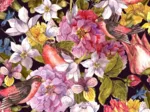Vintage Flowers and Birds