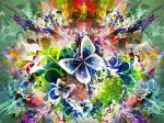 Fleurs et Papillons de Printemps
