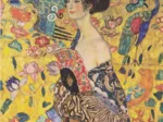 Gustav Klimt : Dame à l'éventail, 1917-1918