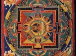 Ecole Tibétaine - Mandala d'Amitabha
