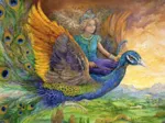 Josephine Wall - Peacock Princess