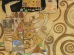Gustav Klimt : L'attente (détail) 1905-1909