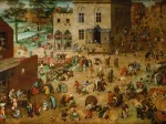 Brueghel Pieter : Les Jeux d'enfants, 1560