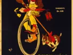 Affiche pour Les Pneus de Vélo Continental , 1900