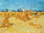 Vincent Van Gogh - Moissons en Provence, 1888