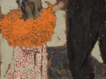 Edouard Vuillard : Enfant portant un foulard rouge, 1891
