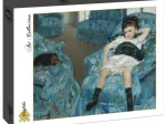 Mary Cassatt : Petite Fille dans un Fauteuil Bleu, 1878