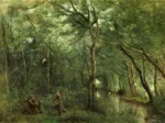 Jean-Baptiste-Camille Corot : Les Ramasseurs d'Anguille, 1860-1865