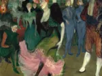Henri de Toulouse-Lautrec : Marcelle Lender Dansant le Bolero en