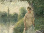 Pissarro Camille : La baigneuse, 1895