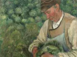 Camille Pissarro : Le Jardinier - Vieux Paysan avec Chou, 1883-1895