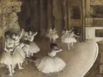 Edgar Degas : Répétition d'un Ballet sur la Scène, 1874