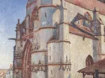 Alfred Sisley : L'Église de Moret, 1893
