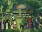 George Bellows : Tennis at Newport, 1920