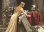 Edmund Blair Leighton : Dieu te protège, 1900
