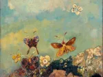 Odilon Redon - Papillons, 1910