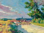 Maximilien Luce - Paysage près de Méréville, 1905