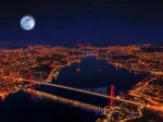 Neon Puzzle - Trois Ponts, Bosphore