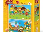 2 Puzzles - Kids Having Fun