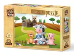 Puzzle en Bois - Photo à la Ferme