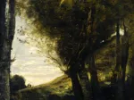 Jean-Baptiste-Camille Corot : Saint Sebastian Succored by the Holy Women, 1874