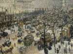 Camille Pissarro : Boulevard des Italiens Soleil du Matin, 1897