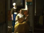 Vermeer Johannes : La lettre d'amour, 1669-1670