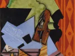 Juan Gris: Violon et Cartes à Jouer sur une Table, 1913