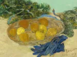 Vincent Van Gogh - Still Life of Oranges and Lemons with Blue Gloves, 1889